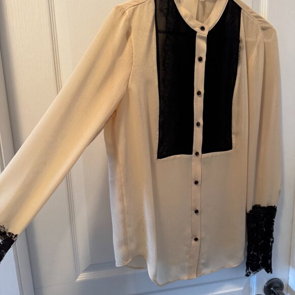Rachel Roy tuxedo style blouse - Picture 3 of 5